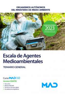 Escala de Agentes Medioambientales, Organismos autónomos del Ministerio de Medio Ambiente. Temario general