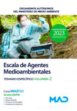Escala de Agentes Medioambientales, Organismos autónomos del Ministerio de Medio Ambiente. Temario específico, 2