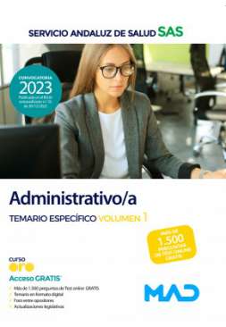 Administrativo/a del Servicio Andaluz de Salud. Temario específico, 1