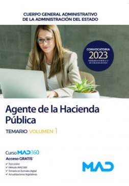 Agente de la Hacienda Pública, Cuerpo General Administrativo de la Administración del Estado. Temario, 1