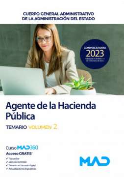Agente de la Hacienda Pública, Cuerpo General Administrativo de la Administración del Estado. Temario, 2