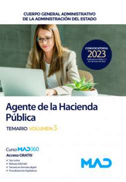 Agente de la Hacienda Pública, Cuerpo General Administrativo de la Administración del Estado. Temario, 3