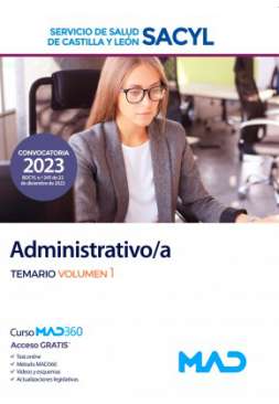 Administrativo/a del Servicio de Salud de Castilla y León (SACYL). Temario, 1