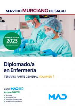 Diplomado/a en enfermería, Servicio Murciano de Salud. Temario parte general, 1