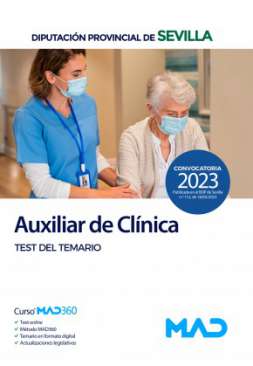 Auxiliar de clínica, Diputación Provincial de Sevilla. Test del temario