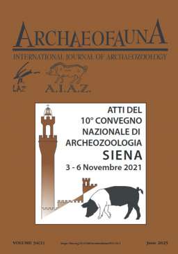 Archaeofauna : international journal of archaeozoolgy, 34.1