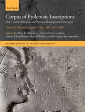Corpus of Ptolemaic Inscriptions, Part 1 : Greek, Bilingual, and Trilingual Inscriptions from Egypt , 2