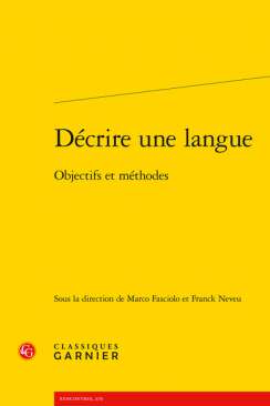 D�crire une langue