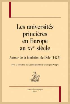 Les universit�s princi�res en Europe au XVe si�cle