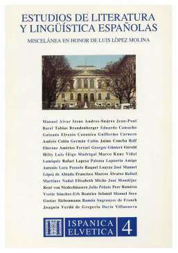 Estudios de literatura y ling��stica espa�olas