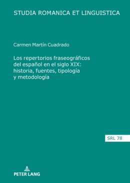 Los repertorios fraseogr�ficos del espa�ol en el siglo XIX