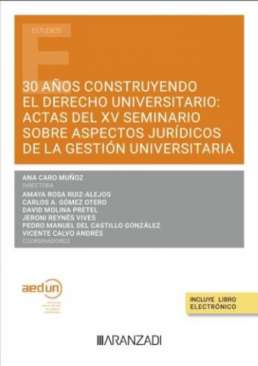 30 a�os construyendo el Derecho Universitario