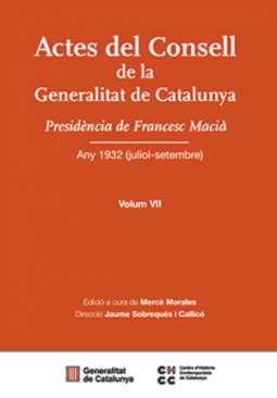 Actes del Consell de la Generalitat de Catalunya, 7