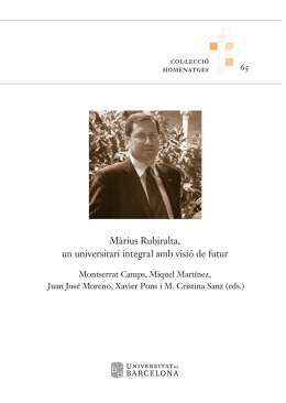 M�rius Rubiralta, un universitari integral amb visi� de futur