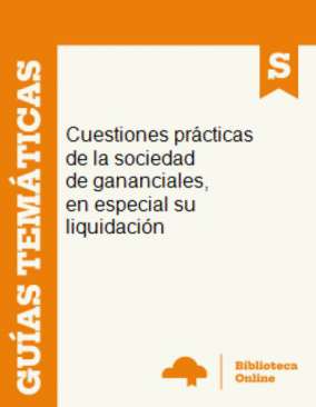 Cuestiones pr�cticas de la sociedad de gananciales, en especial su liquidaci�n