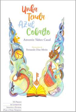 Unha tenda azul cobalto