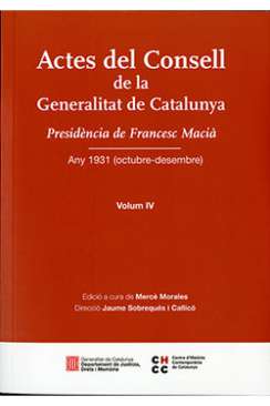 Actes del Consell de la Generalitat de Catalunya, 4