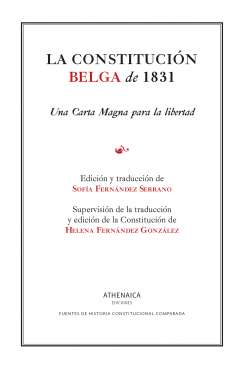 La constituci�n belga de 1831