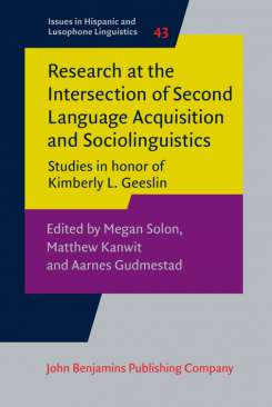 Research at the Intersection of Second Language Acquisition and Sociolinguistics