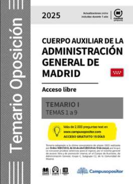 Cuerpo auxiliar de la Administraci�n general de Madrid