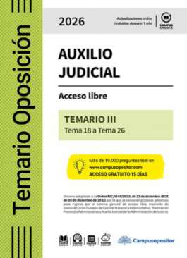 Cuerpo de Auxilio Judicial de la administraci�n de justicia