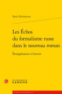 Les �chos du formalisme russe dans le nouveau roman