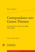 Correspondance avec Gaston Thiesson