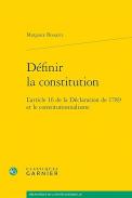 D�finir la constitution