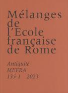 M�langes de l'�cole fran�aise de Rome. Antiquit�, 135-1