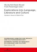 Explorations into Language, Literature and Culture