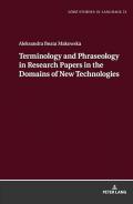 Terminology and Phraseology in Research Papers in the Domains of New Technologies