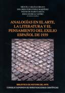 Analog�as en el arte, la literatura y el pensamiento del exilio espa�ol de 1939