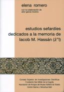 Estudios sefard�es dedicados a la memoria de Iacob M. Hass�n (Z''L)