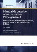 Manual de derecho administrativo. Parte general, 1