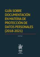 Gu�a sobre documentaci�n en materia de protecci�n de datos personales (2018-2021)