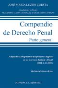 Compendio de Derecho Penal. Parte General