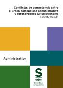 Conflictos de competencia entre el orden contencioso-administrativo y otros �rdenes jurisdiccionales (2016-2023)