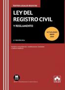 Ley del Registro Civil y Reglamento