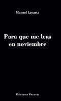 Para que me leas en noviembre