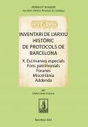 Inventari de l'Arxiu Hist�ric de Protocols de Barcelona, 10