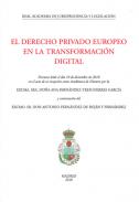 El derecho privado europeo en la transformaci�n digital