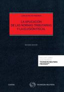La aplicaci�n de las normas tributarias y la elusi�n fiscal