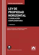Ley de propiedad horizontal y legislaci�n complementaria