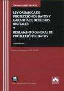 Ley Org�nica de Protecci�n de Datos Personales y garant�a de los derechos digitales y Reglamento General de Protecci�n de Datos