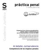 Competencia de los �rganos penales