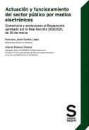 Actuaci�n y funcionamiento del sector p�blico por medios electr�nicos
