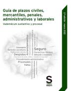 Gu�a de plazos civiles, mercantiles, penales, administrativos y laborales