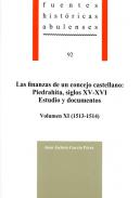 Las finanzas de un concejo castellano: Piedrah�ta, siglos XV-XVI, estudio y documentos, 11
