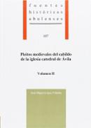 Pleitos medievales del cabildo de la iglesia catedral de �vila, 2