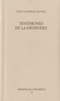 Testimonio de la desnudez